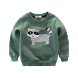 Green Print Procyolotor Sweatershirt