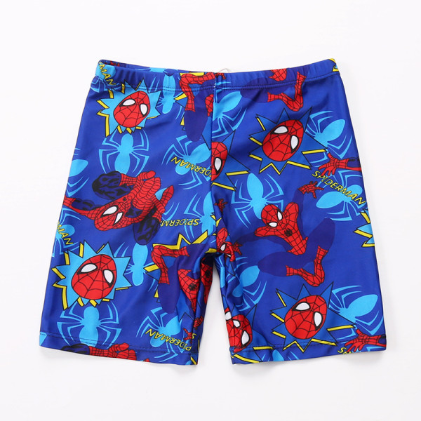 Kid Boys Print Spiderman Swimwear Trunks Swim Boxer Shorts