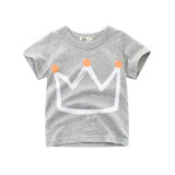 Boys Print Crown T-shirt