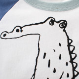 Boys Print Crocodile T-shirt