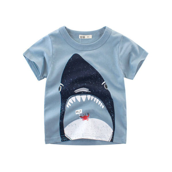 Boys Print Shark T-shirt