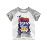 Boys Print Jeep Truck T-shirt