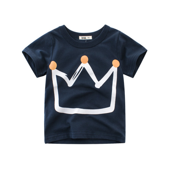 Boys Print Crown T-shirt