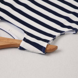 Mommy and Me Navy Stripes Family Matching Dresses