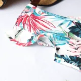 Mommy and Me Ruffles Sleeve  Family Matching Backless Flower Dresses