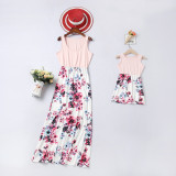 Mommy and Me Flowers Family Matching Maxi Dresses