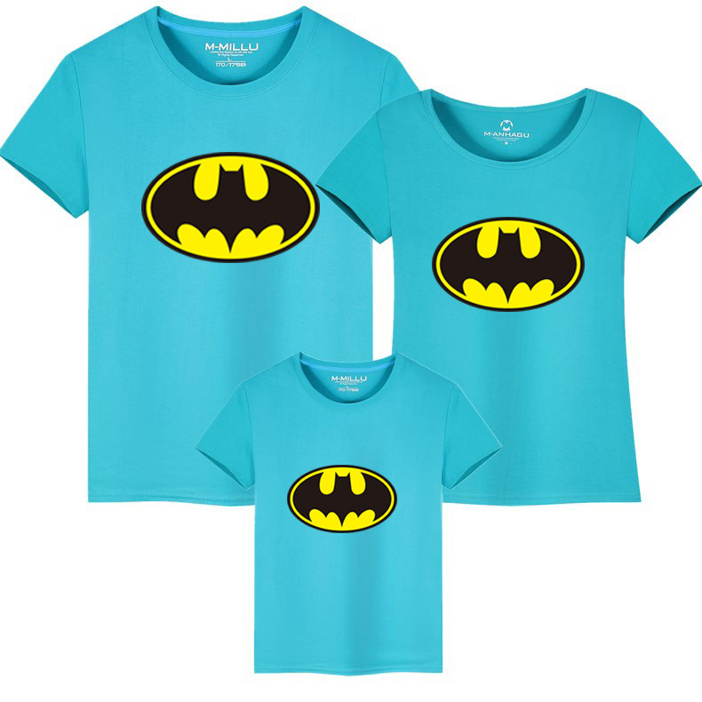 Matching Family Prints Batman Famliy T-shirts