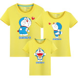 Matching Family Prints Doraemon Famliy T-shirts