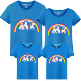 Matching Family Prints Rainbow Pony Famliy T-shirts
