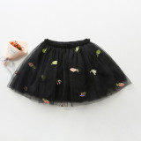 Kid Girl Embroidered Tutu Skirt
