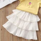 Kid Girl White 3 Layered Tutu Skirt
