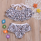 Mommy and Me Leopard Print  Family Matching Bikini Swimwear