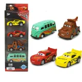 Kid Model Cars Alloy Pull Back Toy Car 1/48 Scale 4 Packs For 3Y+