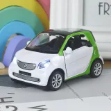 Kid Smart Model Vehicles Cars Alloy Pull Back Toy Car With Sound and Light 1/48 Scale For 3Y+