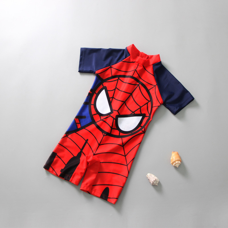Kid Boys Print Spiderman One-Piece Swimwear