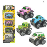 4 PCS Alloy Off-road Vehicles Toy Cars Model 1/64 Scale For 3Y+ Kids