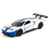 Ford Model 1/32 Scale Vehicles Racing Car Alloy Pull Back With Sound and Light For 3Y+ Kids