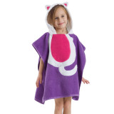 Cute Animals Hooded Bathrobe Towel Bathrobe Cloak For Toddlers & Kids Size 27.5*55inch