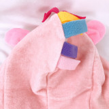 Pink Rainbow Unicon Hooded Bathrobe Towel Bathrobe Cloak For Toddlers & Kids Size 27.5*55inch