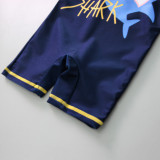 Kid Boys Print Shark One-Pieces Swimwear With Long Sleeves