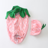 Baby 3D Cute Pineapple Swimsuit With Swim Cap 0-3 Years
