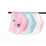 Kid Girls 3 Packs Stripes Prints Cat Dog Boats Briefs Cotton Underwear