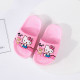 Toddlers Kids Cartoon Hello Kitty And Bear Bowknot Flat Beach Slippers