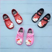 Kid Toddler Girl Cartoon 3D Jelly Flats Shoes