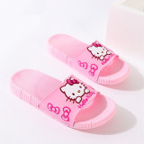Toddlers Kids Cat Bowknot Flat Beach Slippers