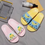 Toddlers Kids Cartoon Fruits Letters Flat Beach Slippers