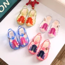 Kid Toddler Girl Cartoon 3D Ice-lolly Jelly Flats Shoes