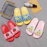 Toddlers Kids Cartoon Fruits Letters Flat Beach Slippers