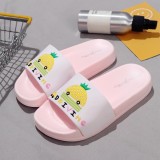 Toddlers Kids Cartoon Fruits Letters Flat Beach Slippers