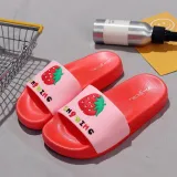 Toddlers Kids Cartoon Fruits Letters Flat Beach Slippers