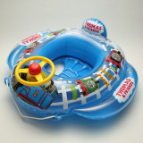 Toddler Kids Pool Floats Inflated Swimming Sitting Swimming Circle With Steering Wheel