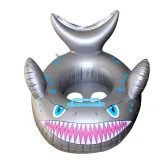 Toddler Kids Pool Floats Inflated Swimming Rings Shark Sitting Swimming Circle