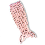 Inflatable Sequined Pink Mermaid Fishtail Swimming Pool Float