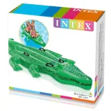 Green Crocodile Ride-On Inflatable Pool Floats Toy For Kids Child Adults