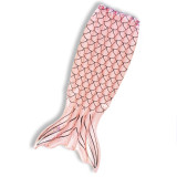 Inflatable Sequined Pink Mermaid Fishtail Swimming Pool Float