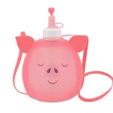 Collapsible Cute Pig Panda Water Bag Free 350ML Food-Grade Silicone Portable Water Bottles