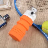 Collapsible Water Bag Free 500ML Food-Grade Silicone Portable Water Bottles