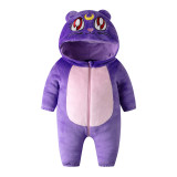 Baby Purple Cat Onesie Kigurumi Pajamas Kids Animal Costumes for Unisex Baby