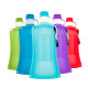 Collapsible Water Bag Free 500ML Food-Grade Silicone Portable Water Bottles