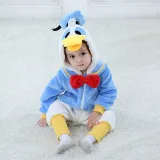 Baby Donald Duck Onesie Kigurumi Pajamas Kids Animal Costumes for Unisex Baby