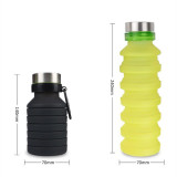Collapsible Water Bag Free 550ML Food-Grade Silicone Portable Water Bottles