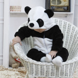 Baby Black Panda Onesie Kigurumi Pajamas Kids Animal Costumes for Unisex Baby