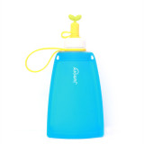 Collapsible Cute Water Bag Free 300ML Food-Grade Silicone Portable Water Bottles
