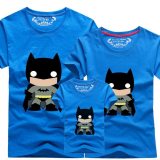 Matching Family Prints Black Batman Famliy T-shirts