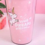 Insulated Plastic Tumbler Straw Cup Unicon Water Bottles