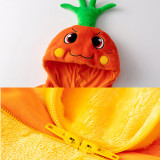 Baby Orange Carrot Onesie Kigurumi Pajamas Kids Animal Costumes for Unisex Baby
